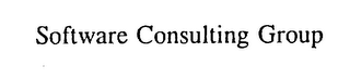 SOFTWARE CONSULTING GROUP logo
