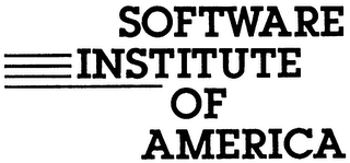 SOFTWARE INSTITUTE OF AMERICA