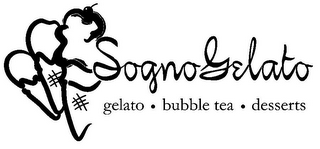 SOGNO GELATO GELATO ·BUBBLE TEA · DESSERTS logo