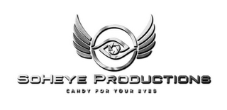 SOHEYE PRODUCTIONS CANDY FOR YOUR EYES logo