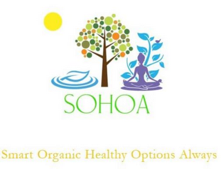 SOHOA SMART ORGANIC HEALTHY OPTIONS ALWAYS logo