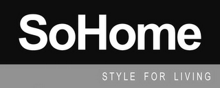 SOHOME STYLE FOR LIVING logo