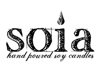 SOIA HAND POURED SOY CANDLES logo