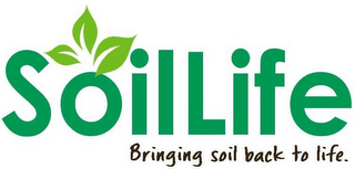 SOILIFE BRINGING SOIL BACK TO LIFE. logo