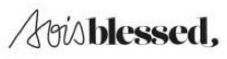 SOISBLESSED, logo
