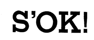 S'OK! logo