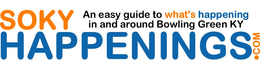 SOKY HAPPENINGS .COM AN EASY GUIDE TO WHAT'S HAPPENING IN AND AROUND BOWLING GREEN KY logo