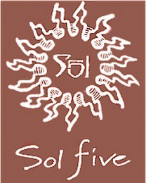 SOL 5 SOL FIVE logo