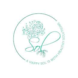 SOL A HAPPY SOL IS WITH HEALTHY SOLUTIONS logo