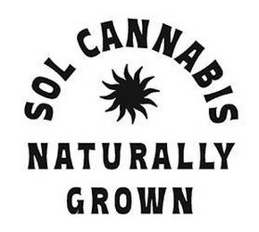 SOL CANNABIS NATURALLY GROWN logo