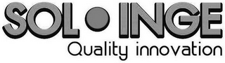 SOL INGE QUALITY INNOVATION logo