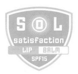 SOL SATISFACTION LIP BALM SPF15 logo