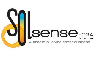 SOL SENSE YOGA BY ATHEA A BREATH OF DIVINE CONSCIOUSNESS logo