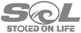 SOL STOKED ON LIFE logo