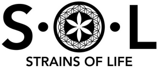 SOL STRAINS OF LIFE logo
