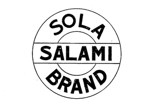 SOLA SALAMI BRAND logo