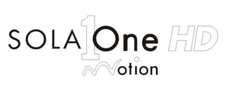 SOLA1ONE HD MOTION logo