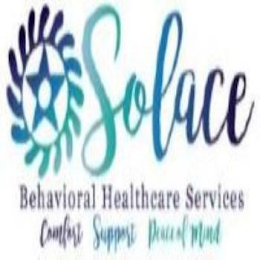 SOLACE BEHAVIORAL HEALTHCARE SERVICES COMFORT SUPPORT PEACE OF MIND logo