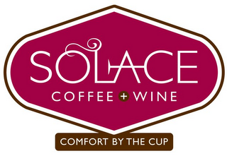 SOLACE COFFEE + WINE COMFORT BY THE CUP logo