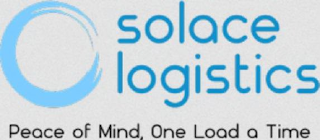 SOLACE LOGISTICS PEACE OF MIND, ONE LOAD A TIME logo