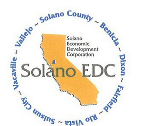 SOLANO EDC SOLANO ECONOMIC DEVELOPMENT CORPORATION SOLANO COUNTY ~ BENECIA ~ DIXON ~ FAIRFIELD ~ RIO VISTA ~ SUISUN CITY ~ VACAVILLE ~ VALLEJO logo