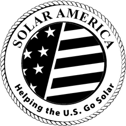 SOLAR AMERICA HELPING THE U.S. GO SOLAR logo