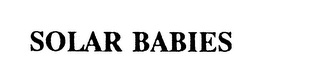 SOLAR BABIES logo