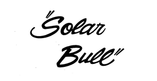 "SOLAR BULL" logo
