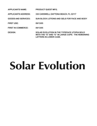 SOLAR EVOLUTION logo