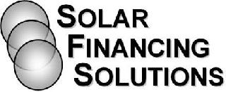 SOLAR FINANCING SOLUTIONS logo
