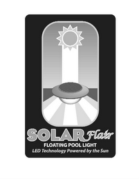 SOLAR FLAIR FLOATING POOL LIGHT LED TECHNOLOGY POWERED BY THE SUN logo