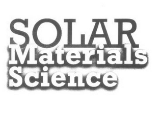 SOLAR MATERIALS SCIENCE logo