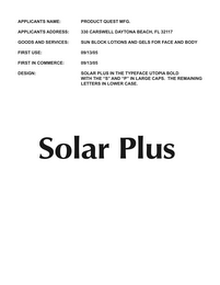 SOLAR PLUS logo