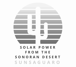 SOLAR POWER FROM THE SONORAN DESERT SUNSAGUARO logo