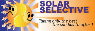 SOLAR SELECTIVE TAKING ONLY THE BEST THE SUN HAS TO OFFER logo