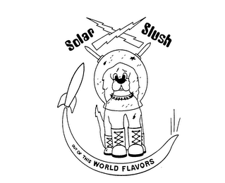 SOLAR SLUSH OUT OF THIS WORLD FLAVORS logo