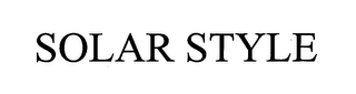 SOLAR STYLE logo