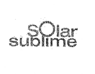 SOLAR SUBLIME logo