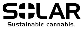 SOLAR SUSTAINABLE CANNABIS. logo