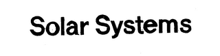 SOLAR SYSTEMS logo