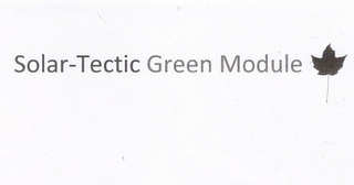 SOLAR-TECTIC GREEN MODULE logo
