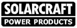 SOLARCRAFT POWER PRODUCTS logo