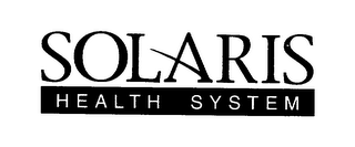 SOLARIS HEALTH SYSTEM logo