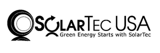 SOLARTEC USA GREEN ENERGY STARTS WITH SOLARTEC logo