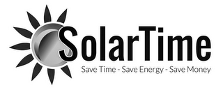 SOLARTIME SAVE TIME - SAVE ENERGY - SAVE MONEY logo