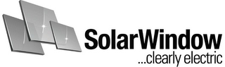 SOLARWINDOW ...CLEARLY ELECTRIC logo