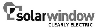 SOLARWINDOW CLEARLY ELECTRIC logo