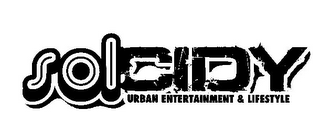 SOLCIDY URBAN ENTERTAINMENT & LIFESTYLE logo