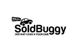 SOLDBUGGY INSTANT CASH 4 YOUR CAR SOLD logo
