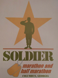 SOLDIER MARATHON AND HALF MARATHON COLUMBUS, GEORGIA logo